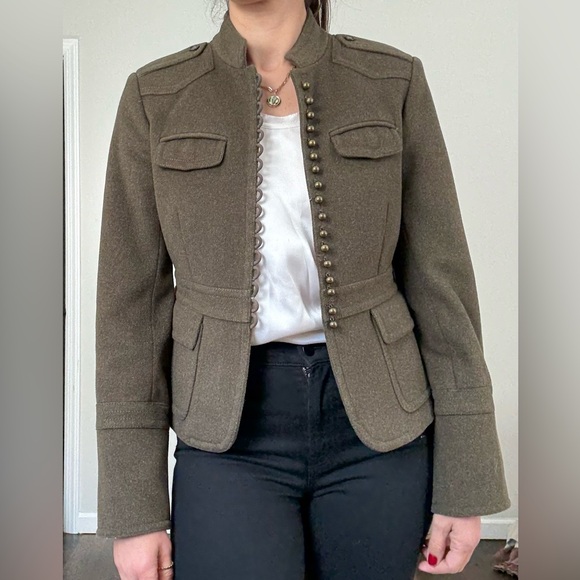 J. Crew Jackets & Blazers - J. Crew Fall 2006 Vintage Heavy Wool Military Blazer Jacket